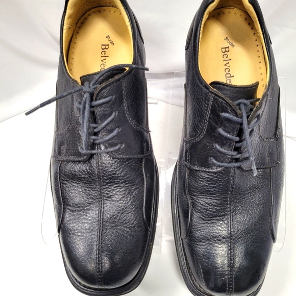 Studio Belvedere Bay Bridge Black Leather Men\'s Shoes main image 2